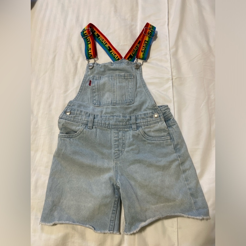 Levi's Rainbow Shortall Overalls